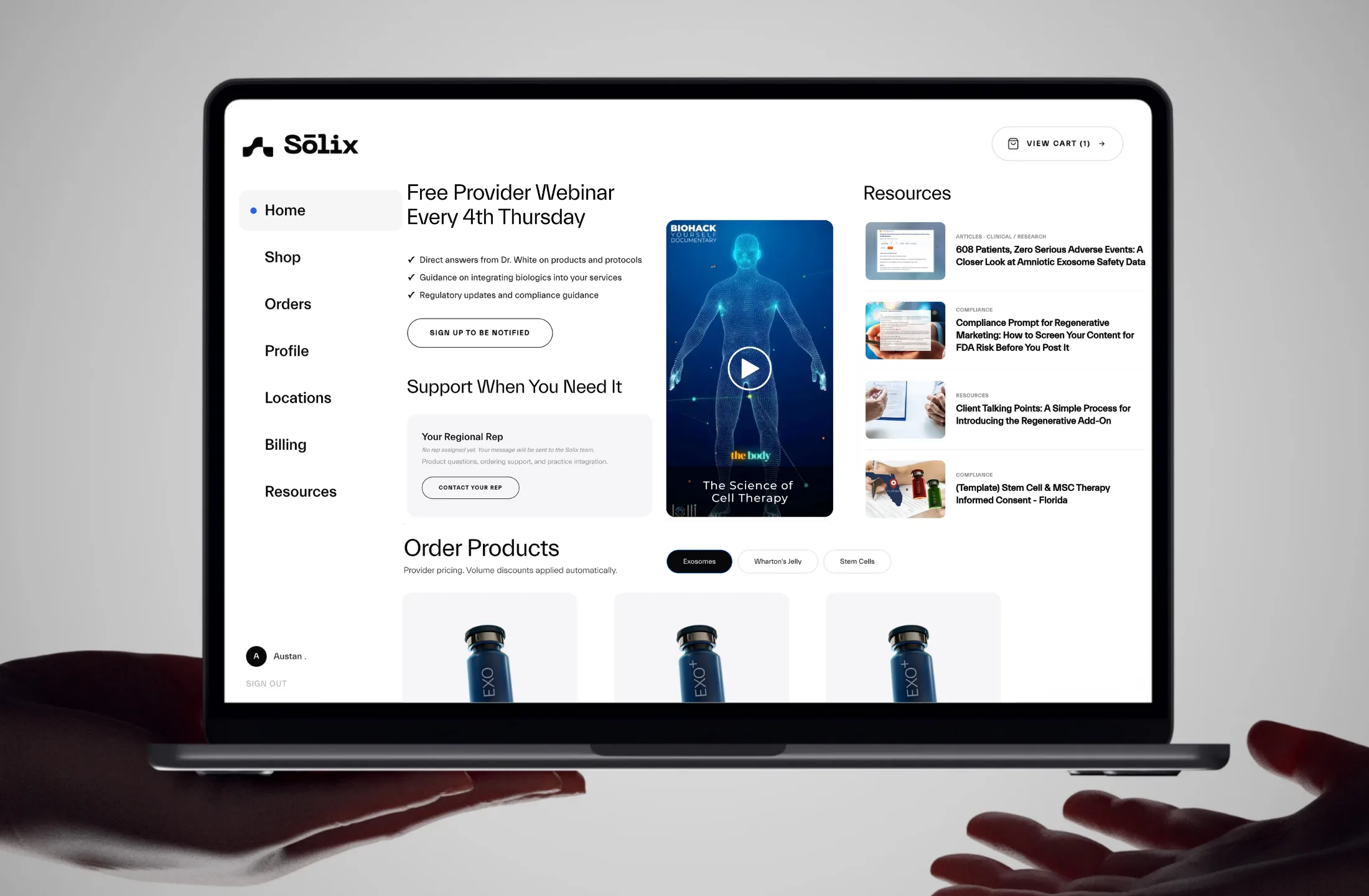 Sōlix Provider Dashboard